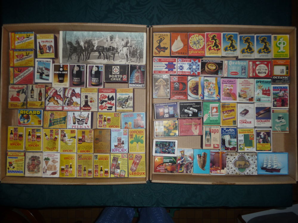 Collection de bo&icirc;tes d'allumettes du monde (31 pays), ann&eacute;es 