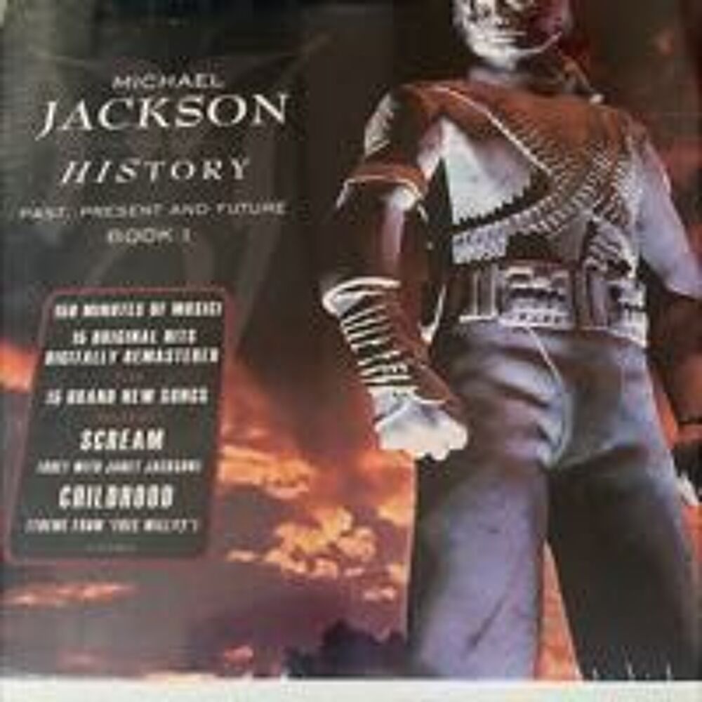 box 3 vinyles couleurs Michael Jackson History CD et vinyles