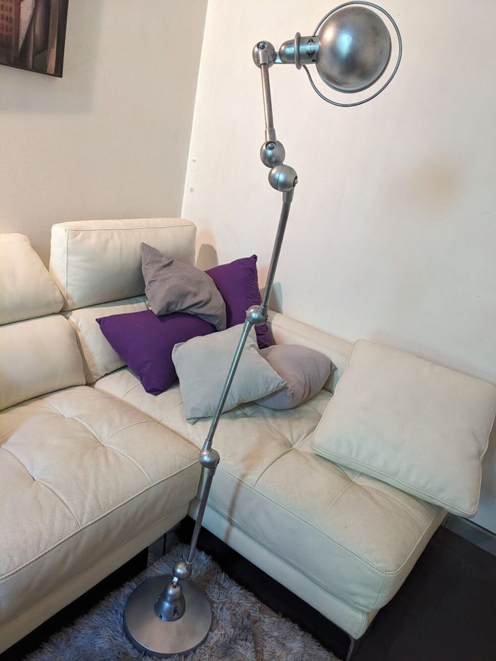 Lampadaire jielde 4 bras enti&egrave;rement r&eacute;nov&eacute;, magnifique d&eacute;ca Décoration
