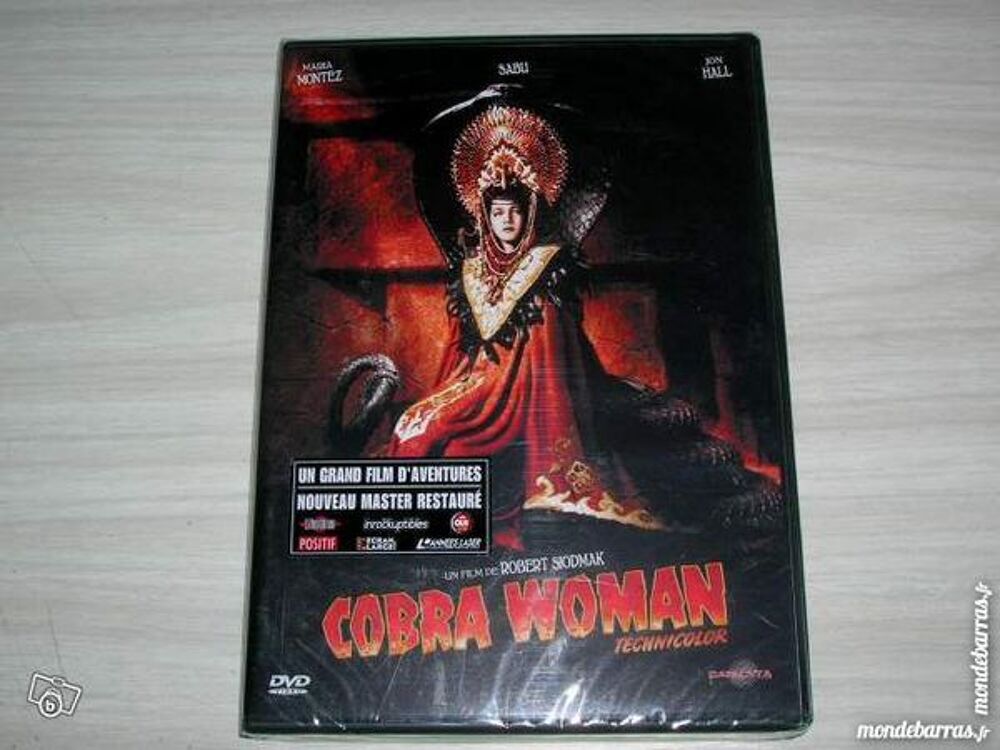 DVD COBRA WOMAN - FANTASTIQUE R. SIODMAK DVD et blu-ray