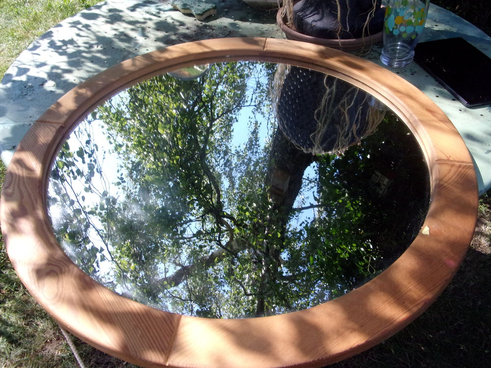 miroir bois Décoration