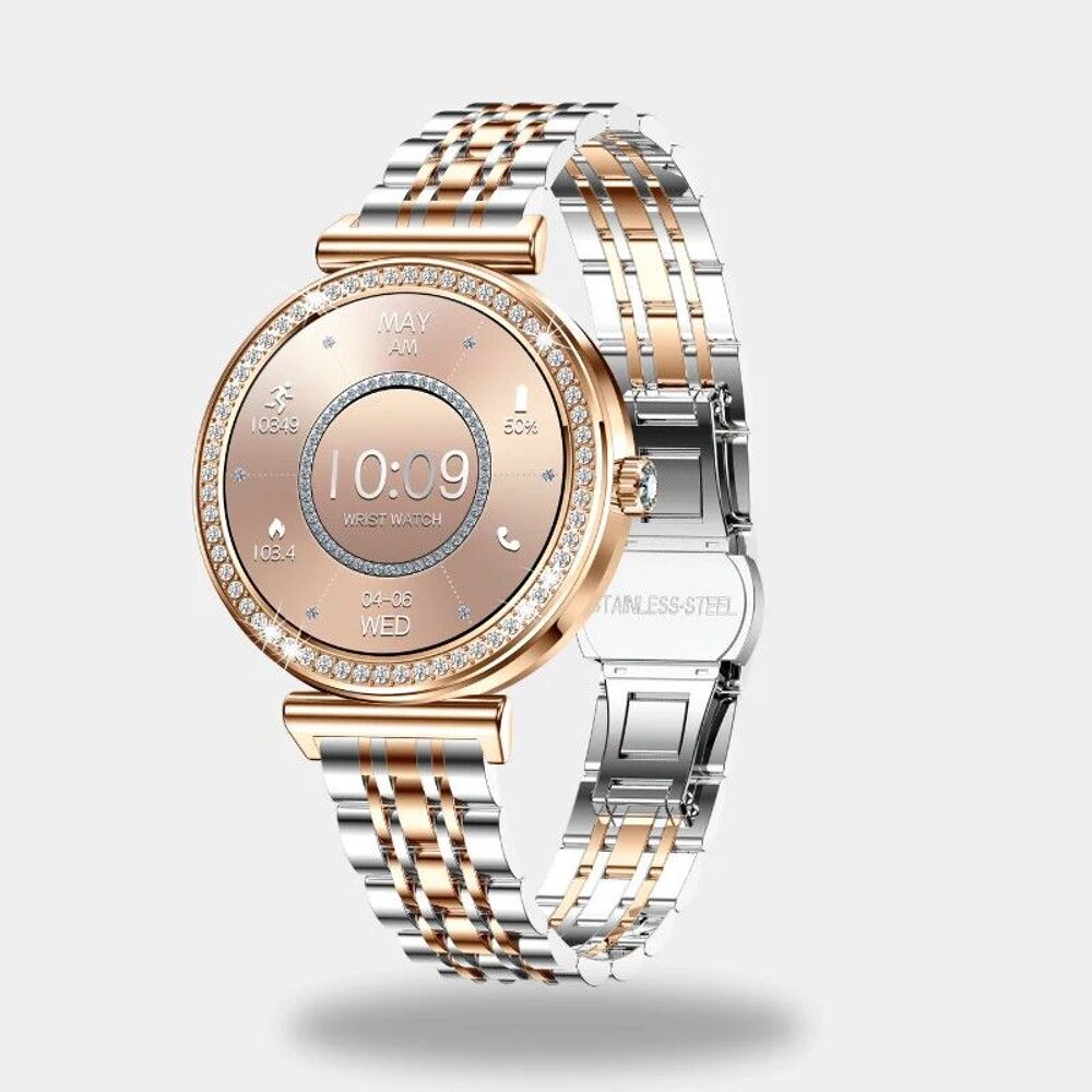 Montre connect&eacute;e bicolore Jouvio Sous Garantie Bijoux et montres