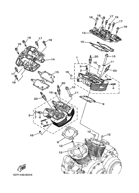 Moto YAMAHA 2008 occasion Rodez 12000