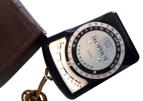 Cellule Photo IKOPHOT Zeiss Ikon, noir, etuis cuir et dragon 20 Alfortville (94)