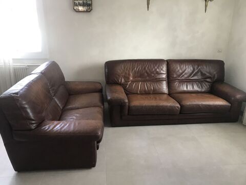 Canap cuir 190 Chassieu (69)