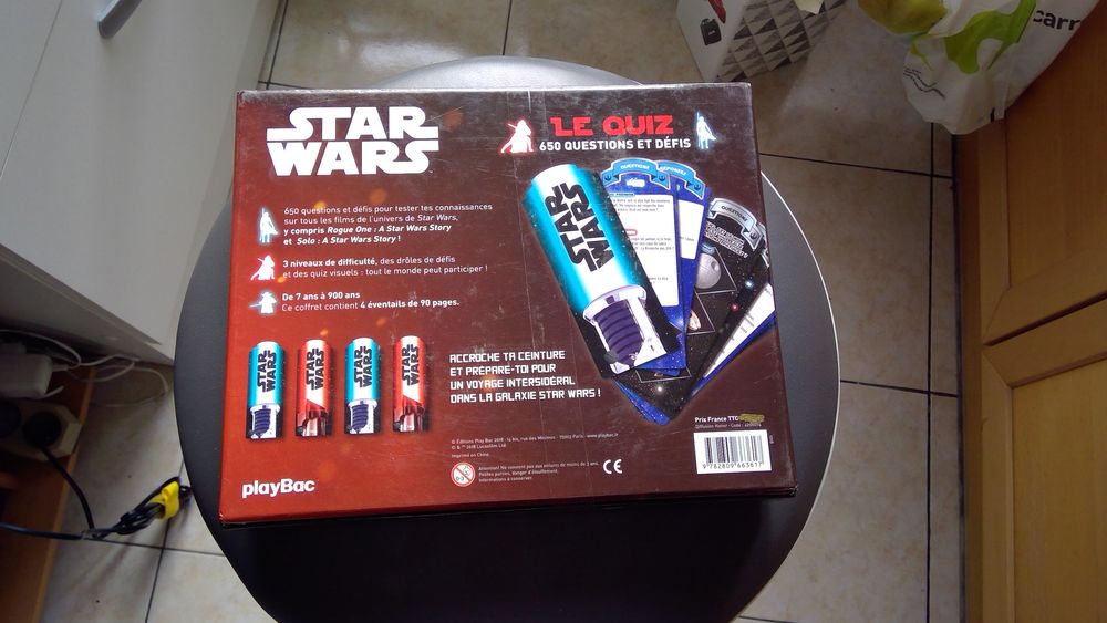 10€ STAR WARS LE QUIZ (Play Bac) Jeux / jouets