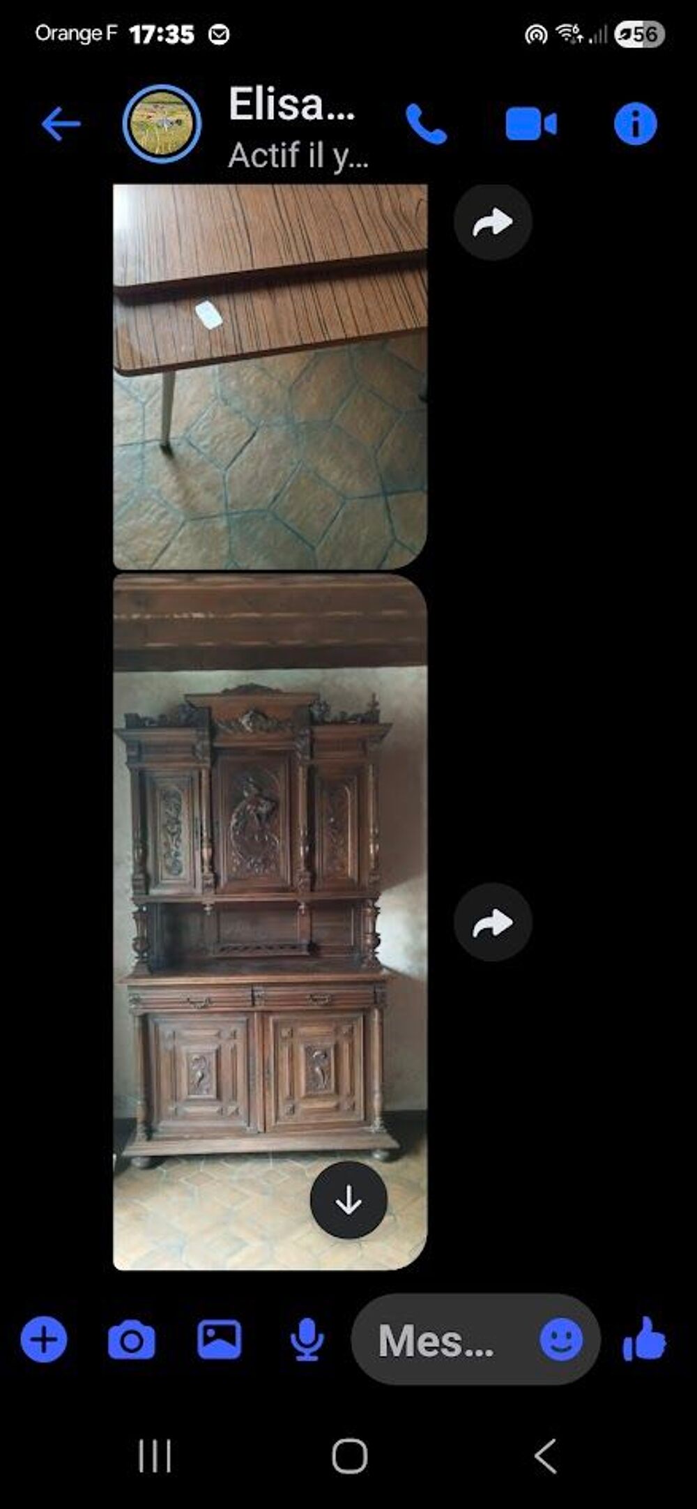 buffet. et table.2 places. canap&eacute; et 2 fauteuil Meubles