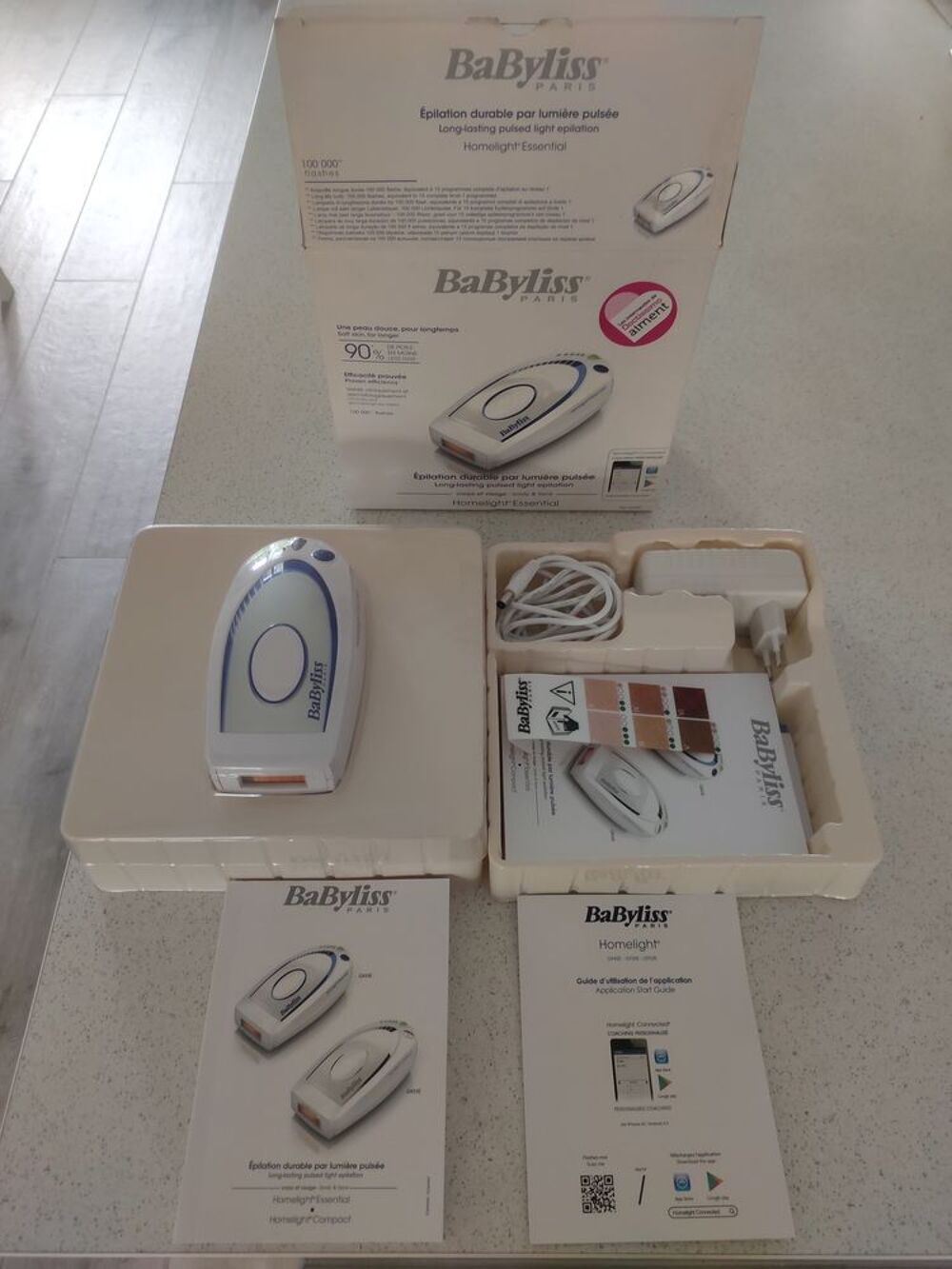 &eacute;pilateur lumi&egrave;re puls&eacute;e BABYLISS Electroménager