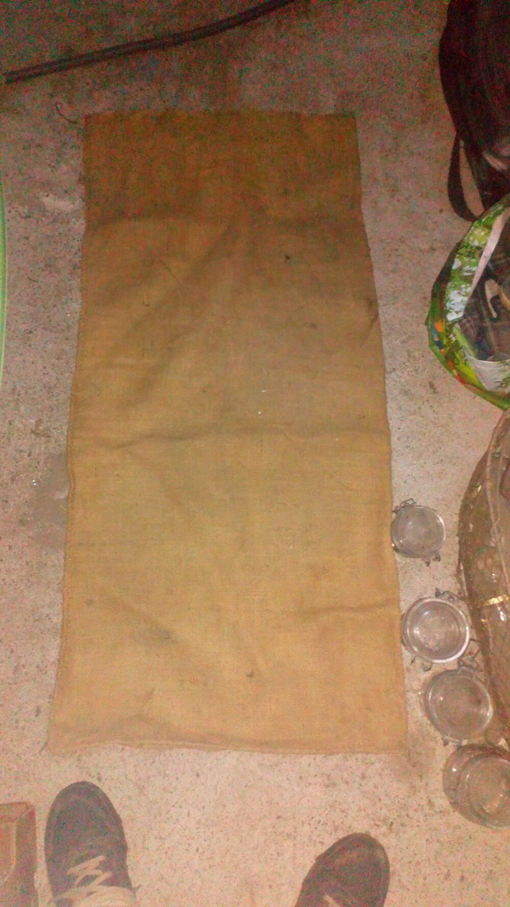 SAC EN TOILE DE JUTE Décoration