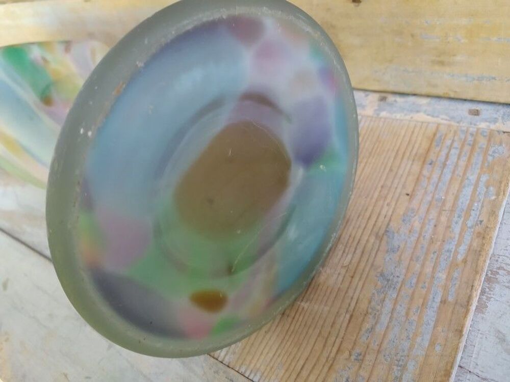 Vase P&acirc;te Verre Multicolore Tr&eacute;sor du Galion Mod&egrave;le Tzigan 