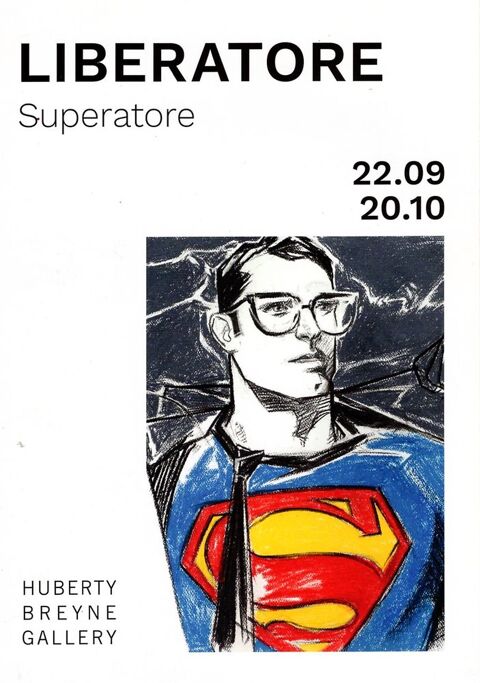 LIBERATORE - Plaquette pour le vernissage expo Superator 4 Argenteuil (95)