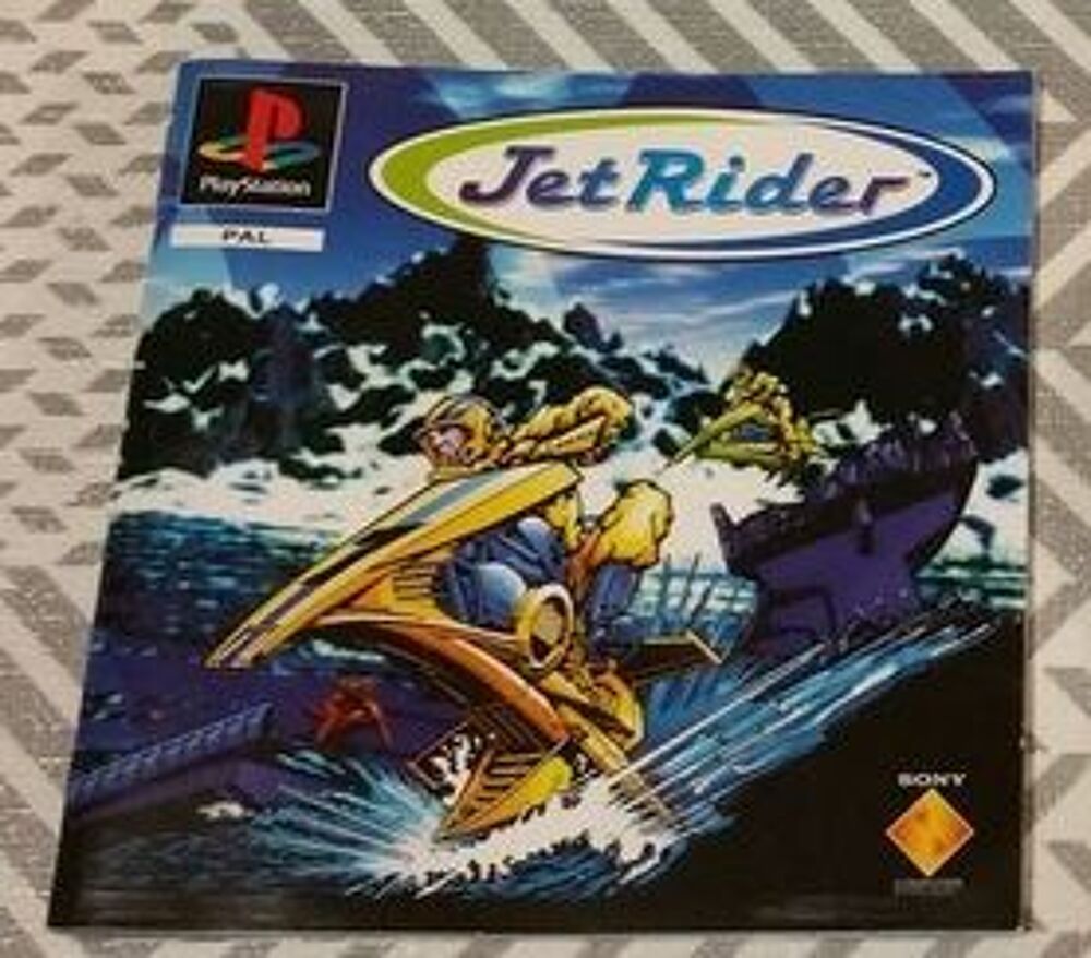 notice jeu Playstation 1 JetRider Consoles et jeux vidos