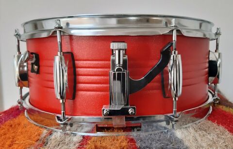 Caisse claire acier Shock Drums customis�e Cenon (33)