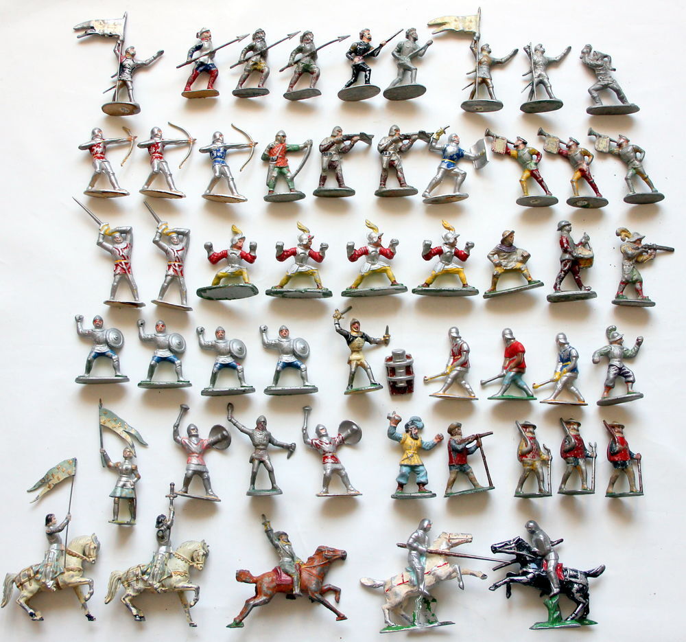 QUIRALU Chevalier Moyen Age archers fran&ccedil;ais guerre 
100 ans Jeux / jouets