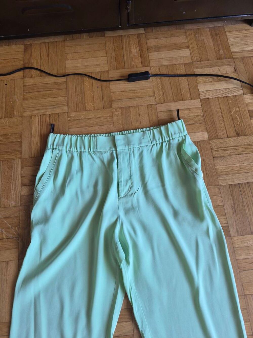 pantalon soie roberto cavalli 36 Vêtements