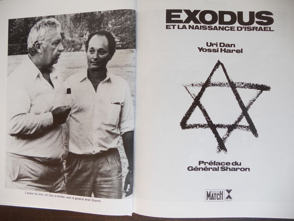 EXODUS ET LA NAISSANCE D'ISRAEL par URI DAN 1987 Livres et BD