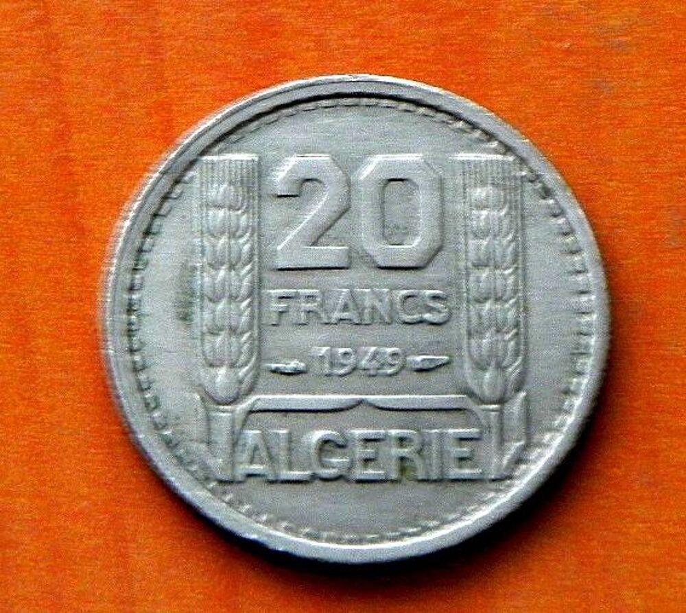 20 francs ( p.turin ) 1949 Alg&eacute;rie 