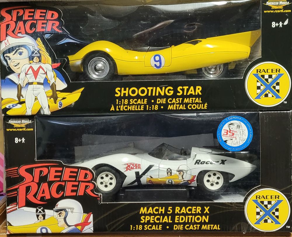 SPEED RACER 1/18 &egrave;me X4, voitures neuves en boites 2004 Jeux / jouets