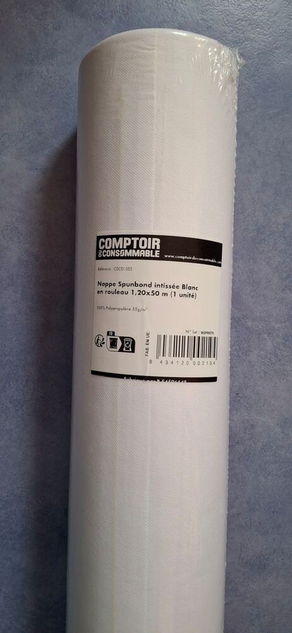 nappe intiss&eacute;e blanc Décoration