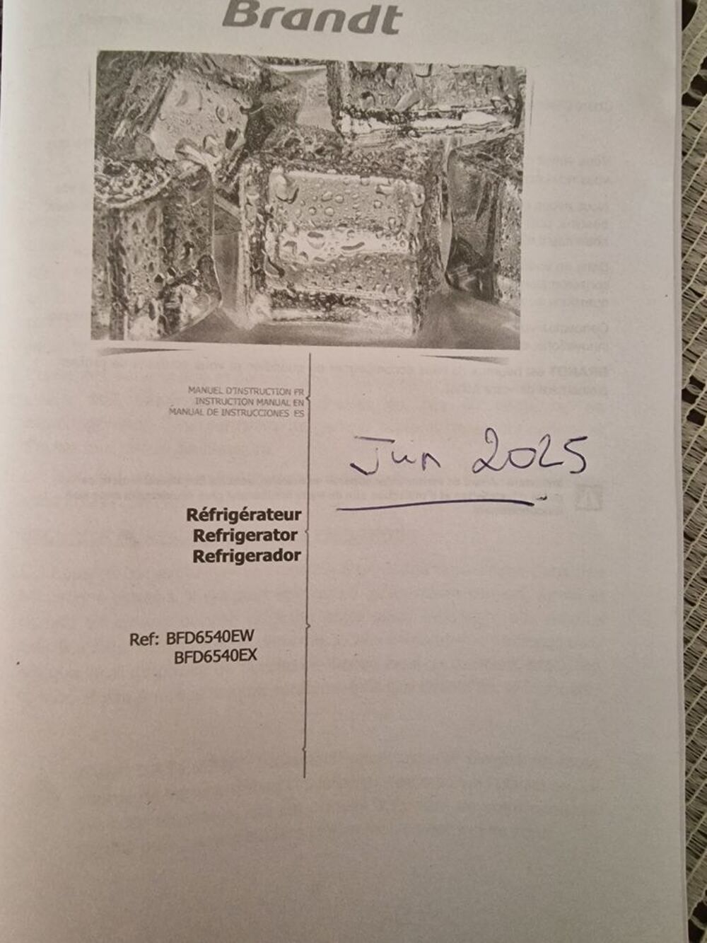 FRIGO NEUF Electroménager