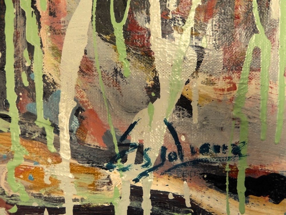JOSEPH ESPALIOUX 1921 -1986 sous bois ABSTRAIT-COBRA reperto 