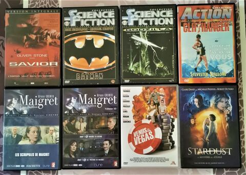 Lot de 8 dvd vid�o diverses 2 Challans (85)