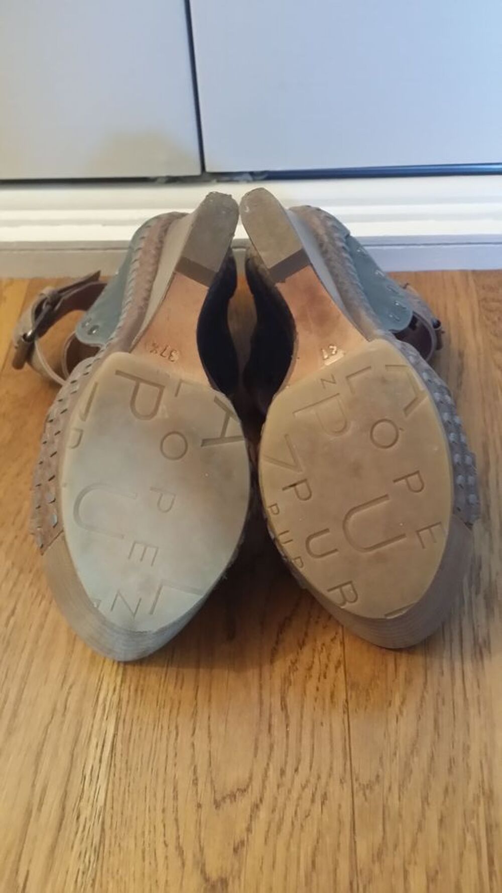 Escarpins compens&eacute;s Pura Lopez Chaussures