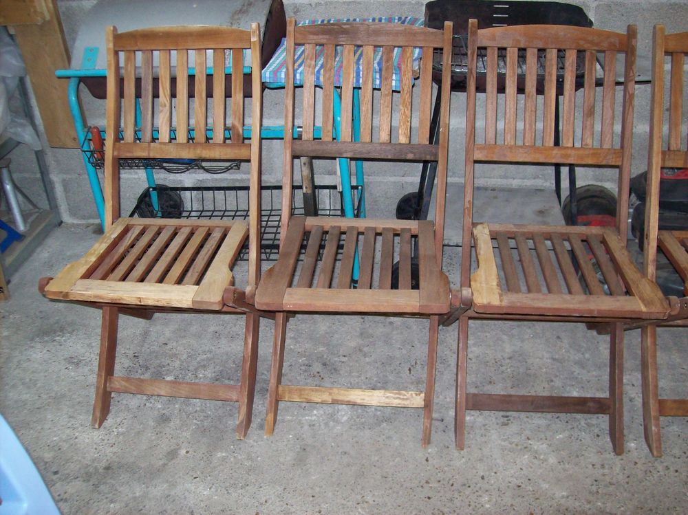chaises en TECK Jardin
