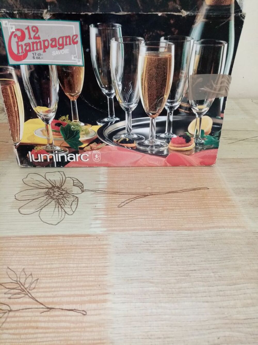 Verres &agrave; Champagne Cuisine