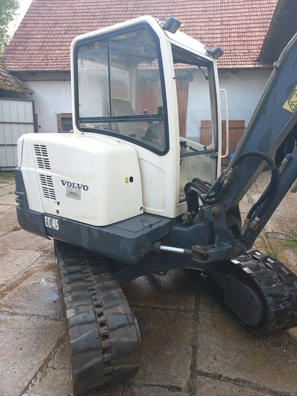Mini pelle volvo ec45 4t5 2001 . 6000 heures Bricolage