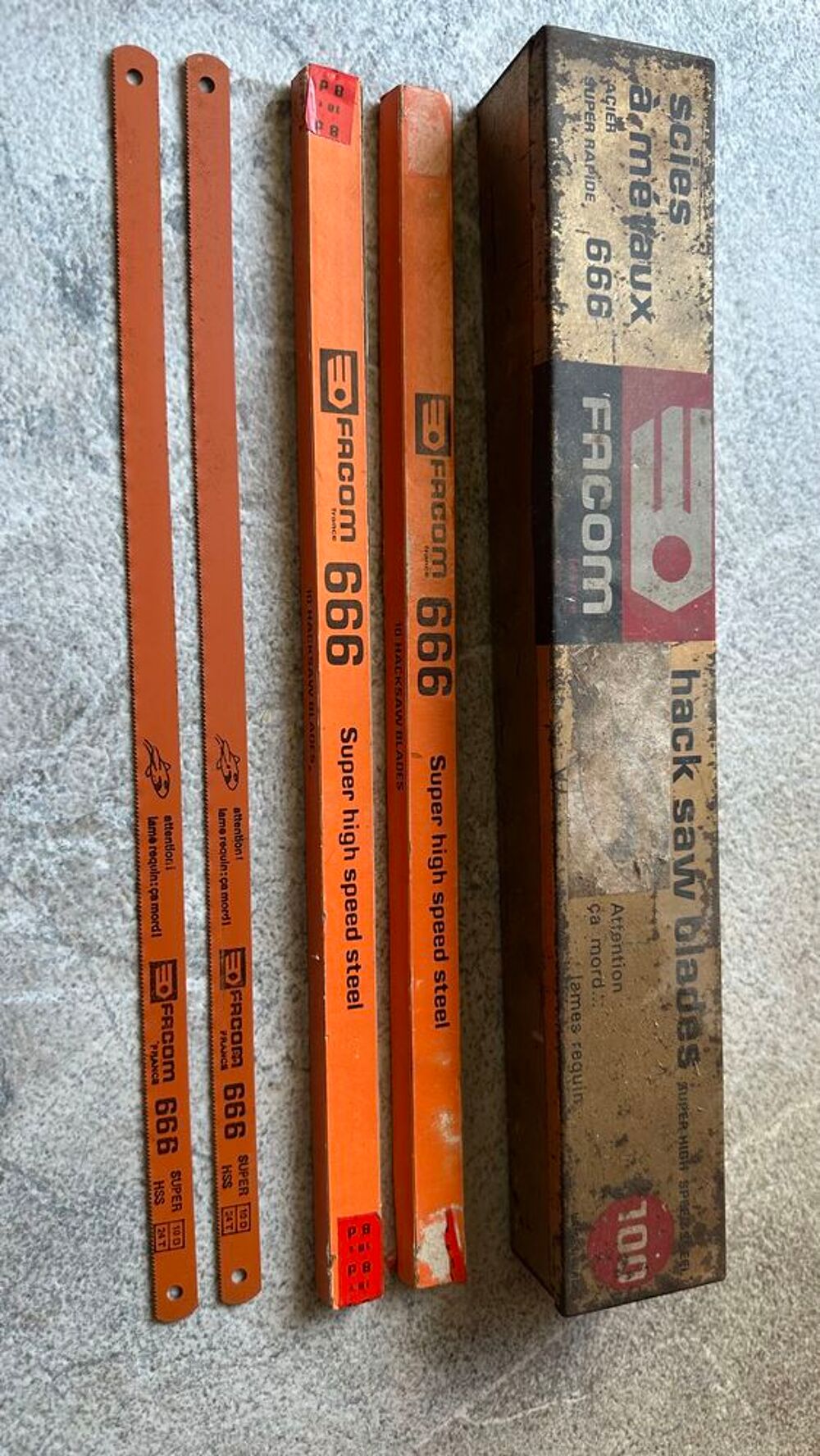 Lames de scies &agrave; m&eacute;taux Facom Bricolage