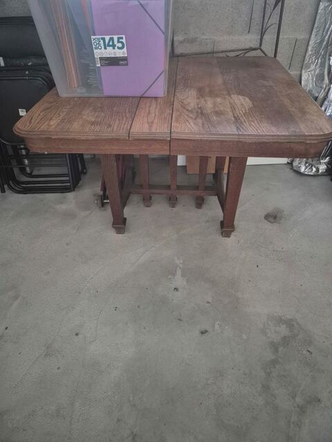 table chêne ancienne extensible 60e Bassou (89)