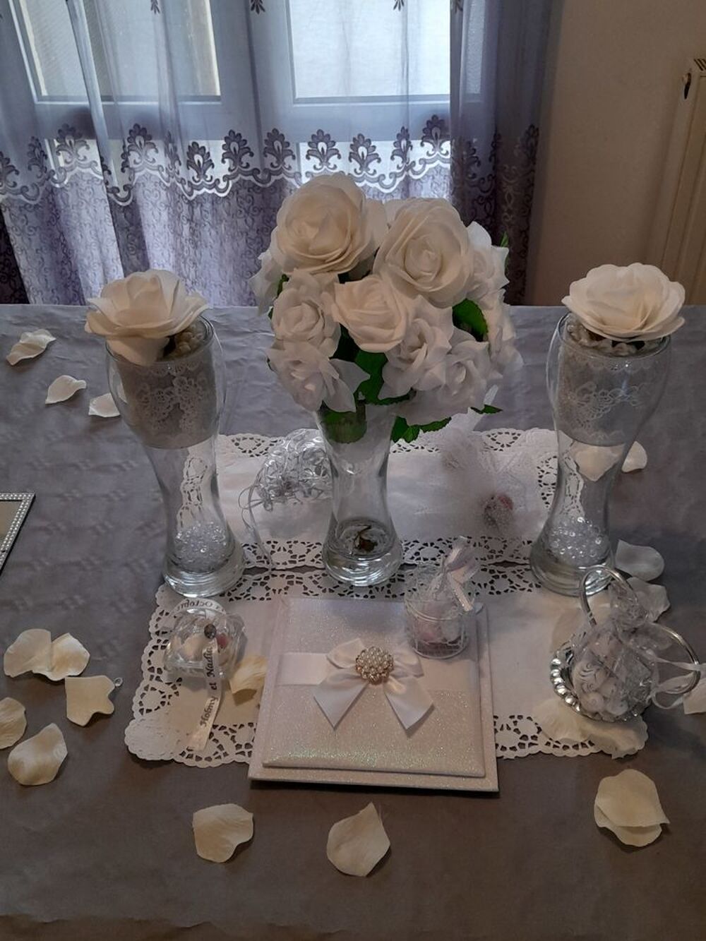 Vlot de 60 vases en verre transparent Décoration