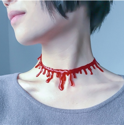 Collier Sang Twilight Halloween cosplay déguisemen 9 Fèves (57)
