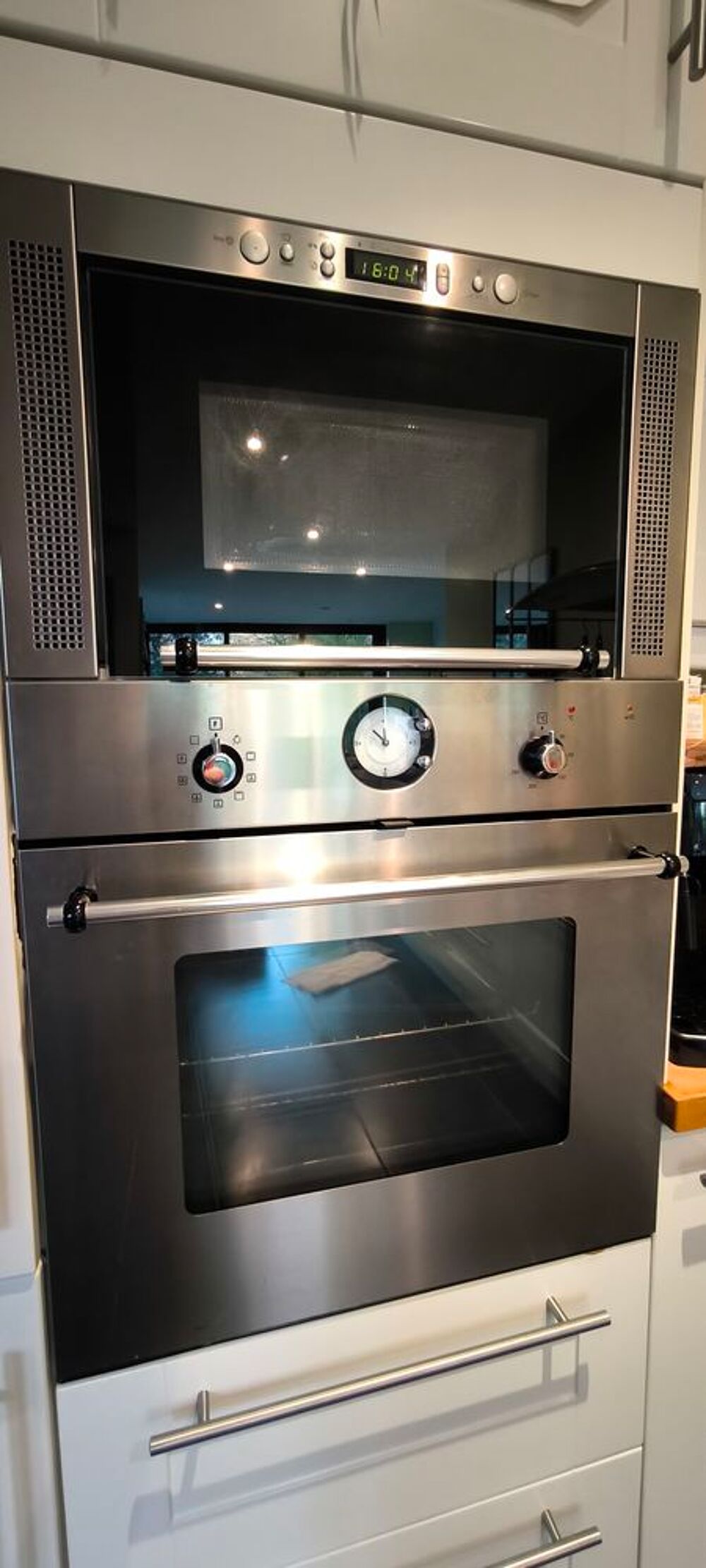 cuisine Ikea Faktum Adel Blanc complete (sauf frigo) Cuisine