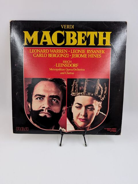 Vinyle 33 tours Verdi Macbeth (Leonard Warren, Leonie...) 6 Vulbens (74)