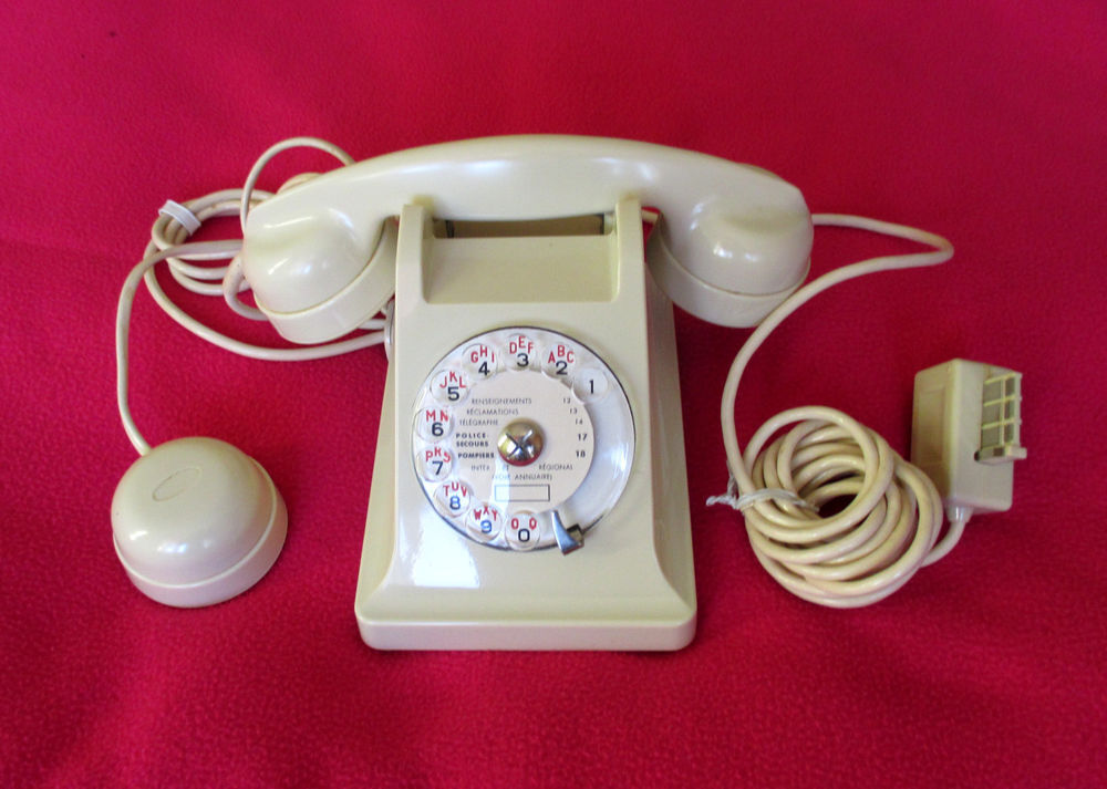 T&eacute;l&eacute;phone U43 blanc/ivoire (Troc possible) 