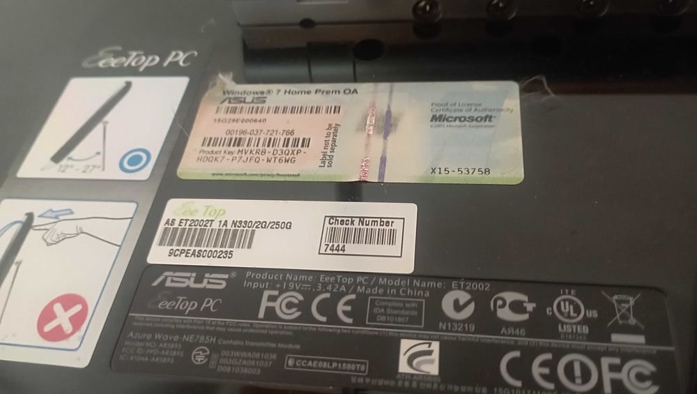 ordinateur ASUS EEETOP petit prix Matriel informatique