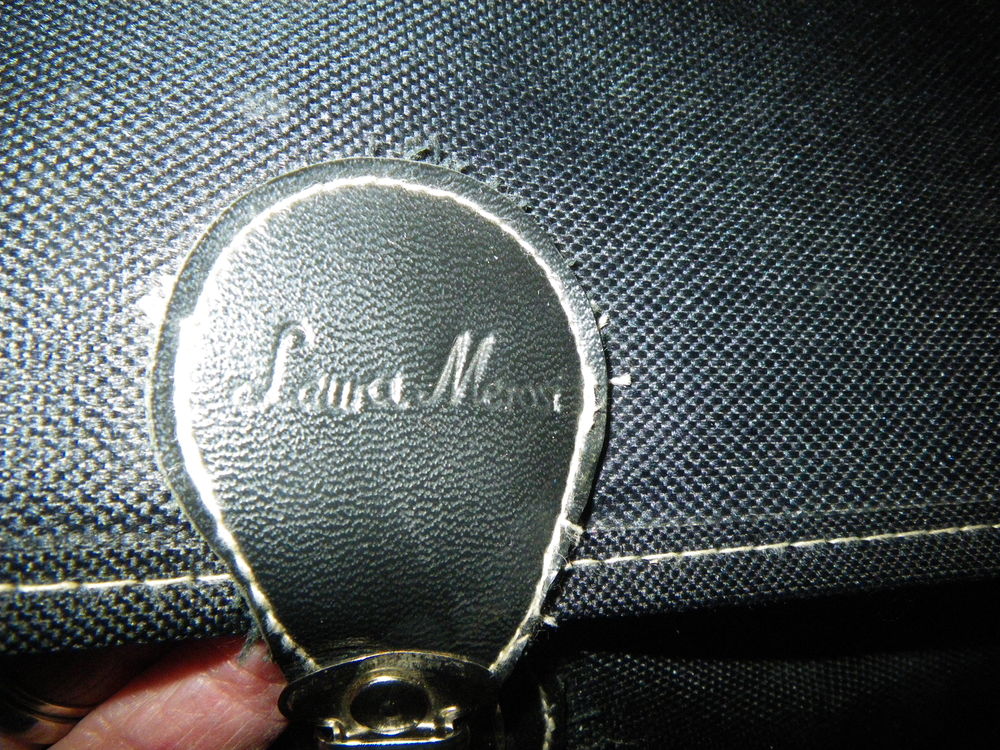 Grand Sac Noir de Voyage Laura Merosi Maroquinerie