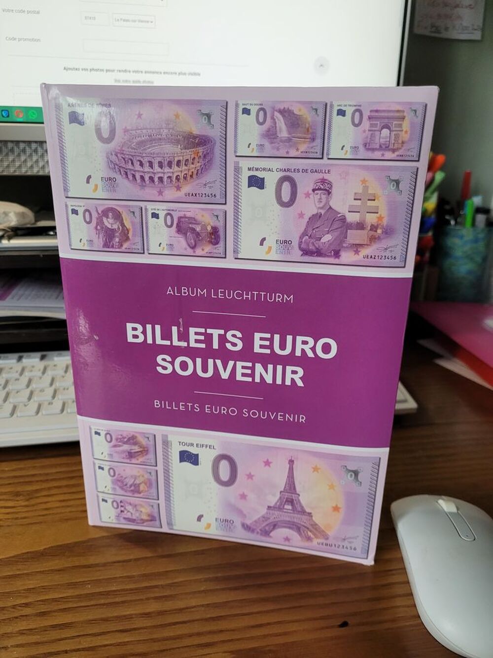 Classeur Collection de Billets touristiques 