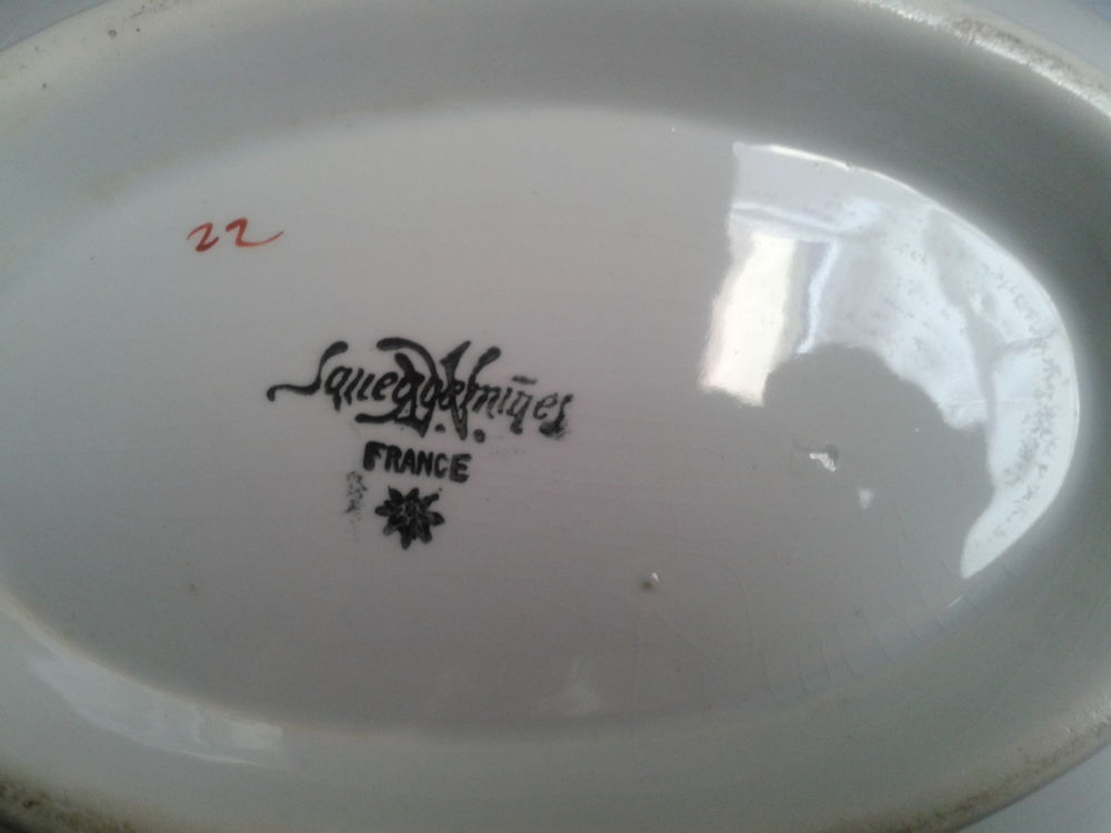 Soupi&egrave;re et l&eacute;gumier Sarraguemines Dcoration