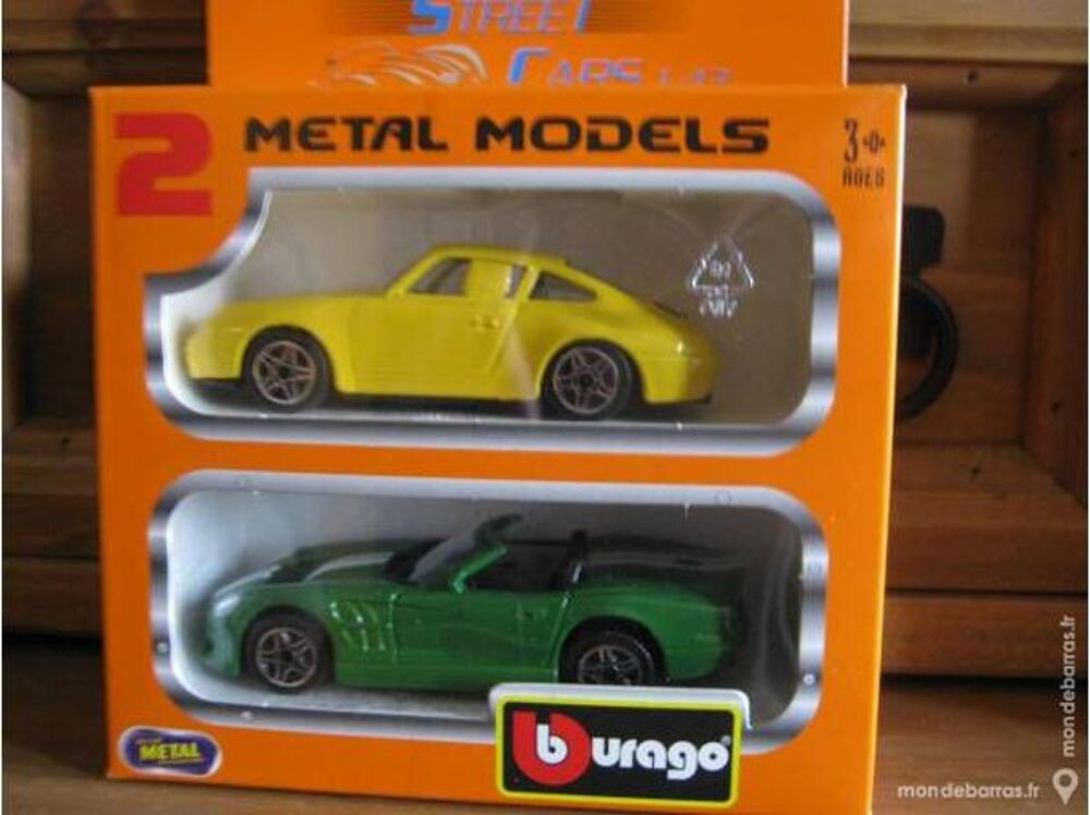 Porche carrera + shelby serie one Burago 1:43 Jeux / jouets