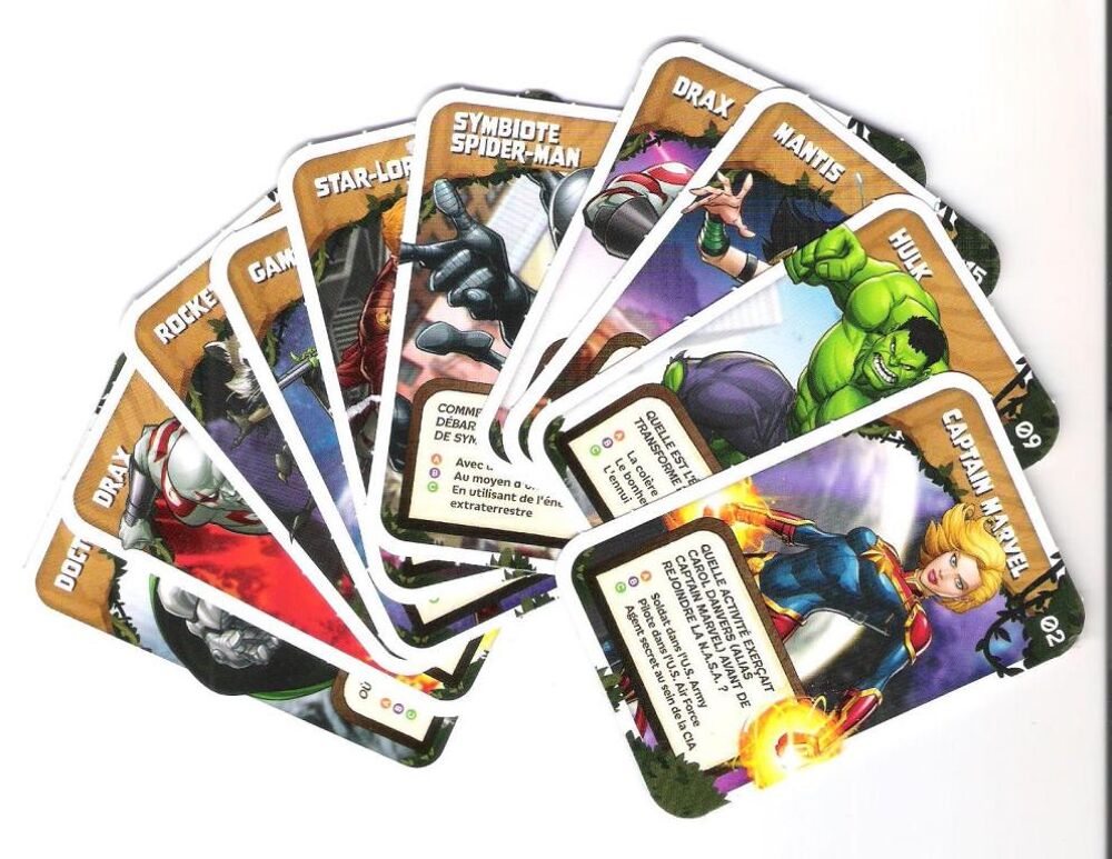 Cartes Marvel 2024 (lots de 10) 