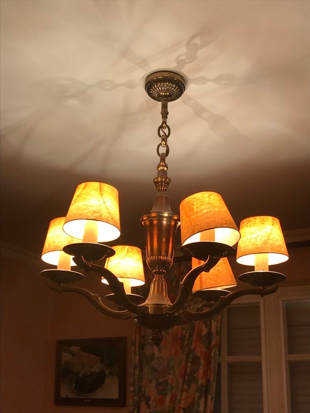 JOLI LUSTRE ARTS DECO ANNEE 1960 Décoration