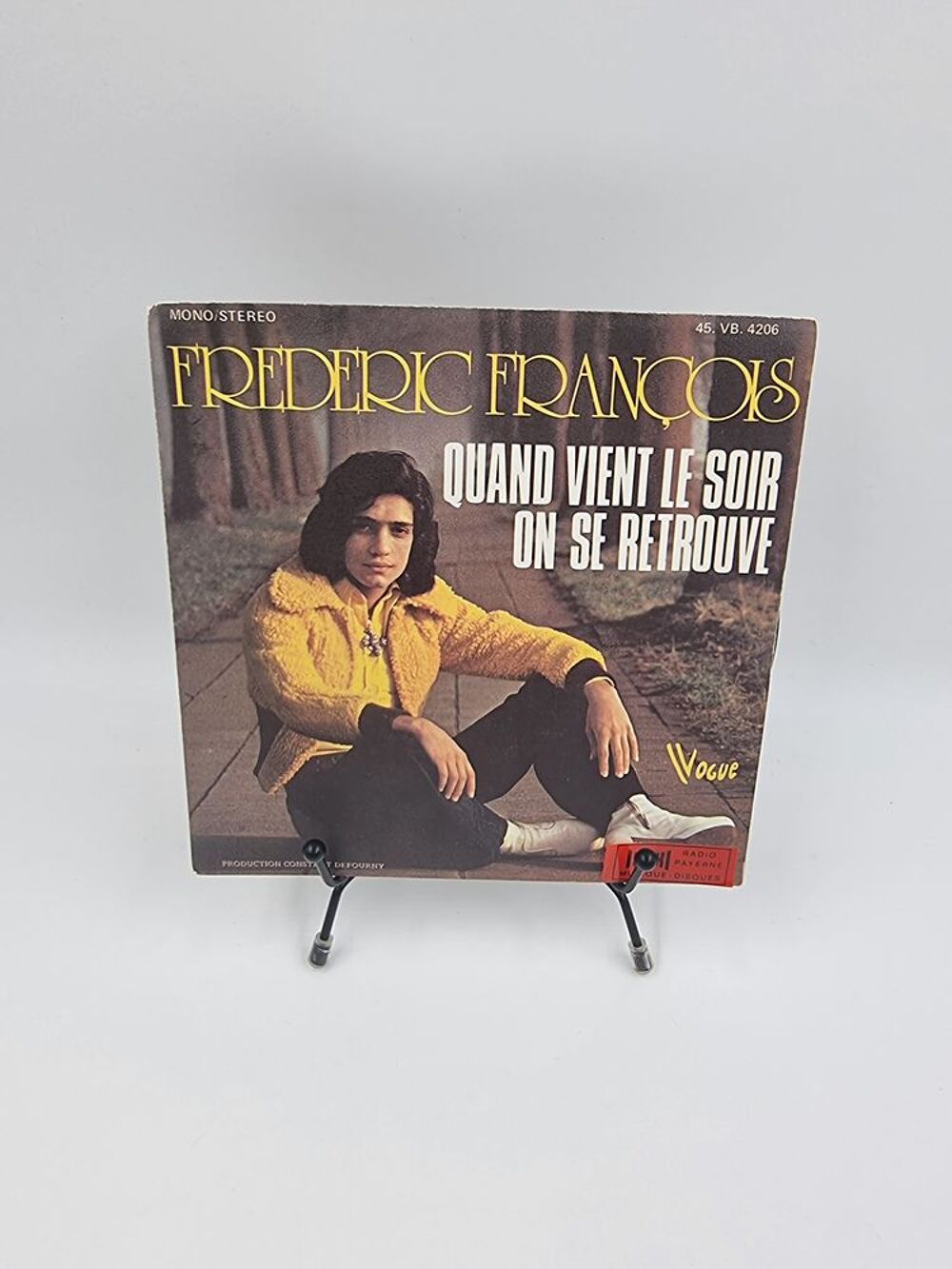 Vinyle 45 tours Frederic Fran&ccedil;ois : Quand Vient le Soir on.. CD et vinyles
