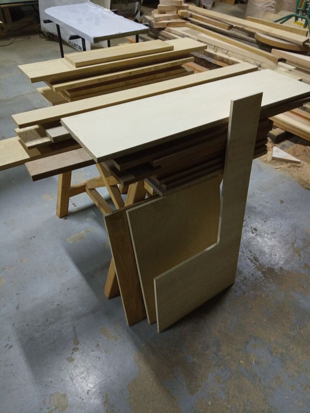 Lot chute de panneaux bois Bricolage