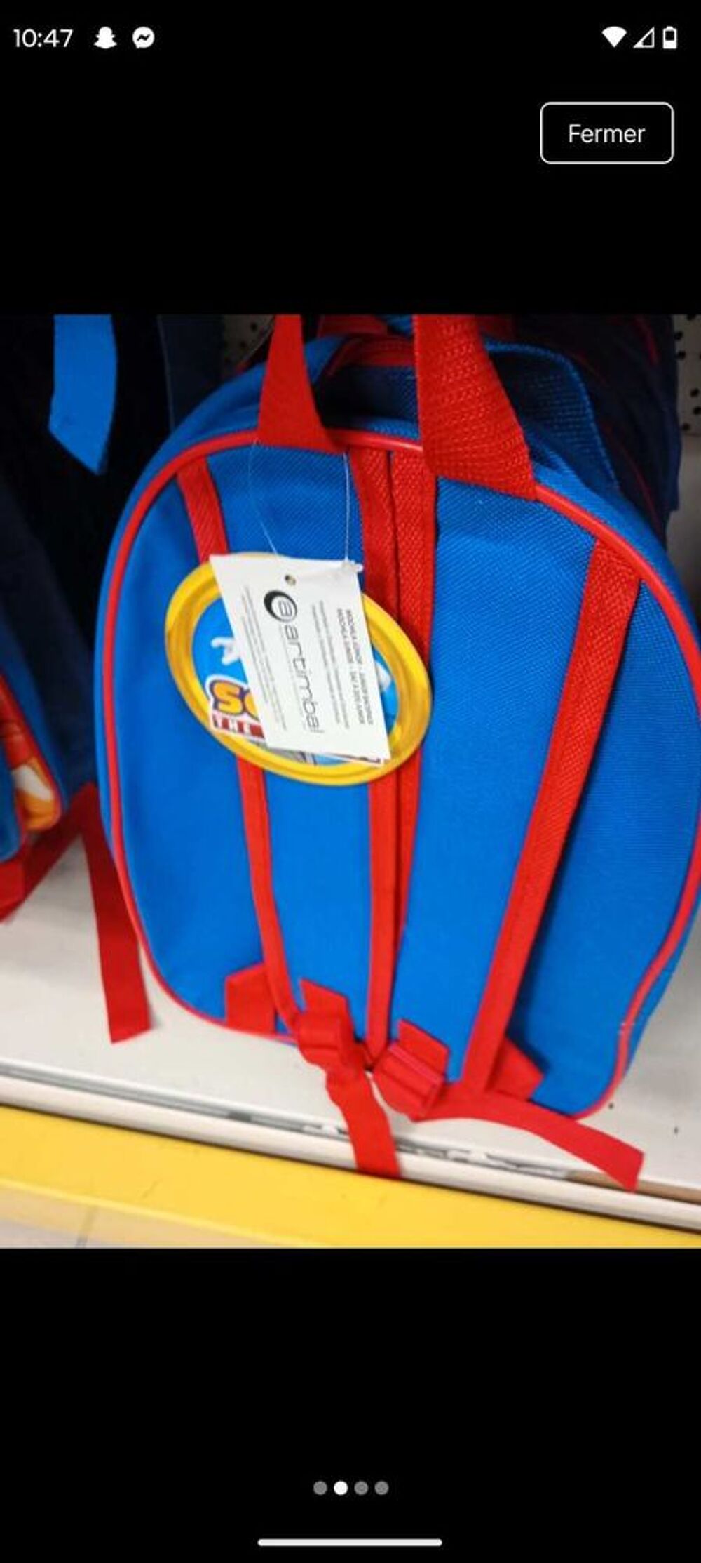 cartable maternelle sonic neuf Vêtements enfants