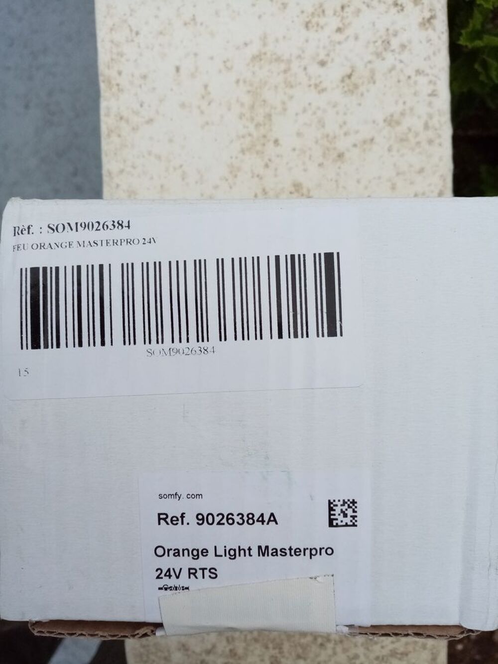 Feu orange led master pro SOMFY antenne RTS, portail ext
Bricolage