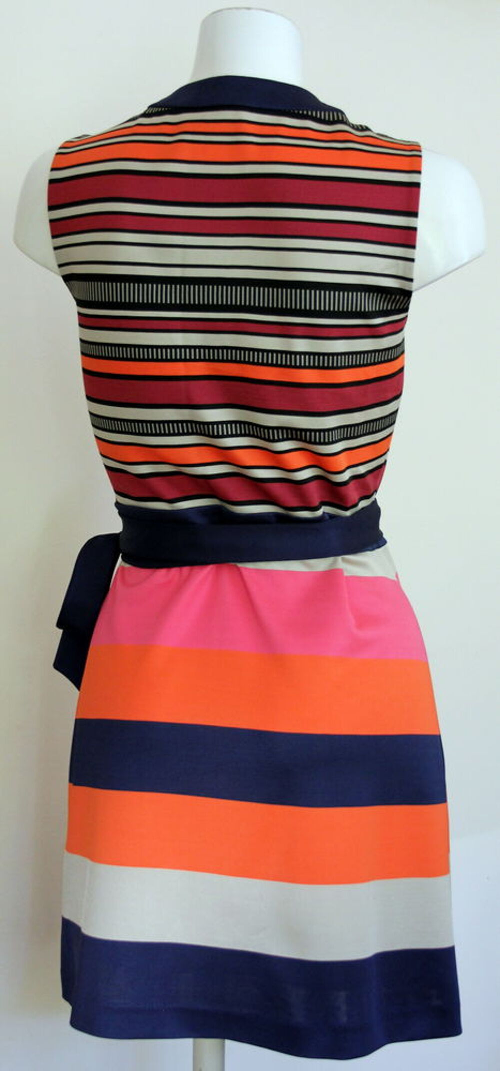 Robe courte larges rayures DIANE VON FURSTENBERG T.8
36/38 Vêtements