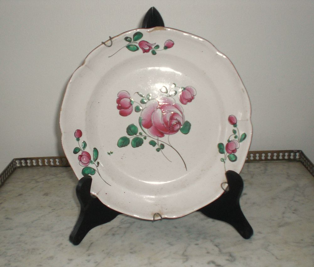 lot de quatre assiettes Décoration